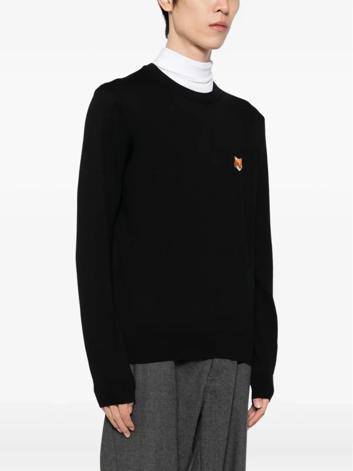 Maison Kitsuné 刺繍ロゴパッチジャンパー - 画像3