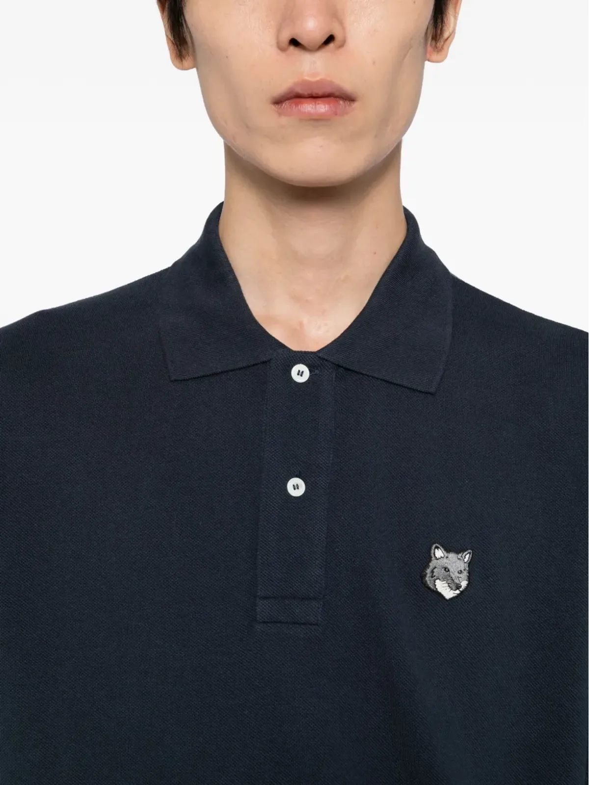 Maison Kitsuné 刺繍ロゴ ポロシャツ - 画像4