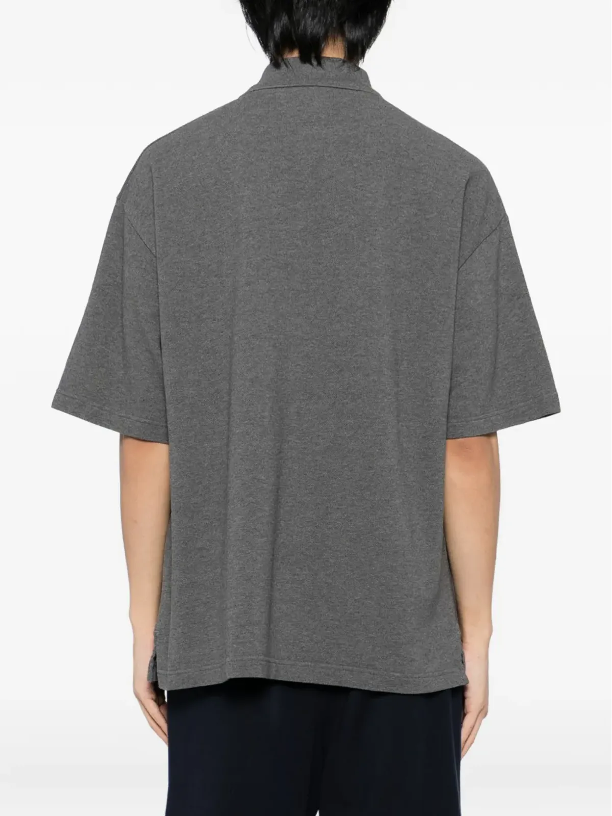 Maison Kitsuné ボールド フォックスヘッド パッチ ポロシャツ - 画像3