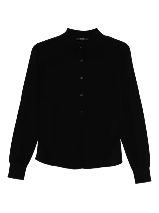 Seventy Seventy ボタン留め ウール ブラウスの商品画像
