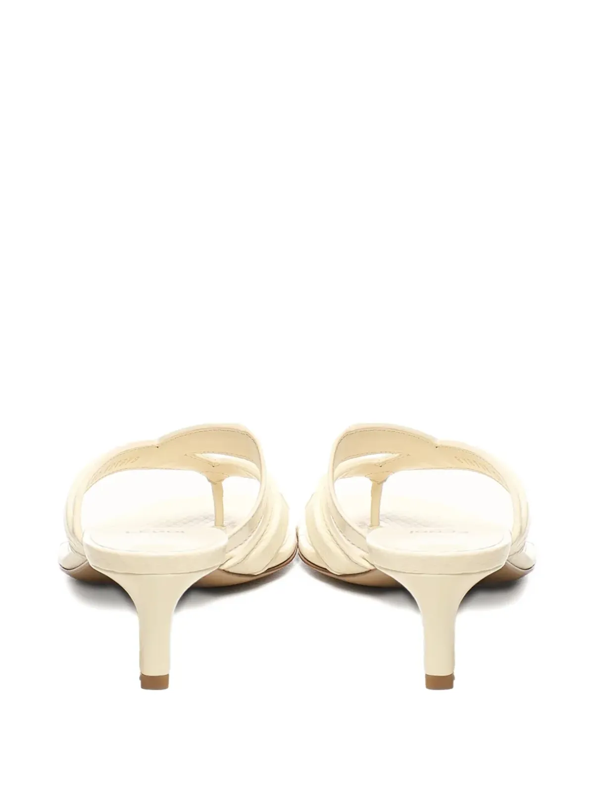 FENDI レザー ヒールサンダル - 画像3