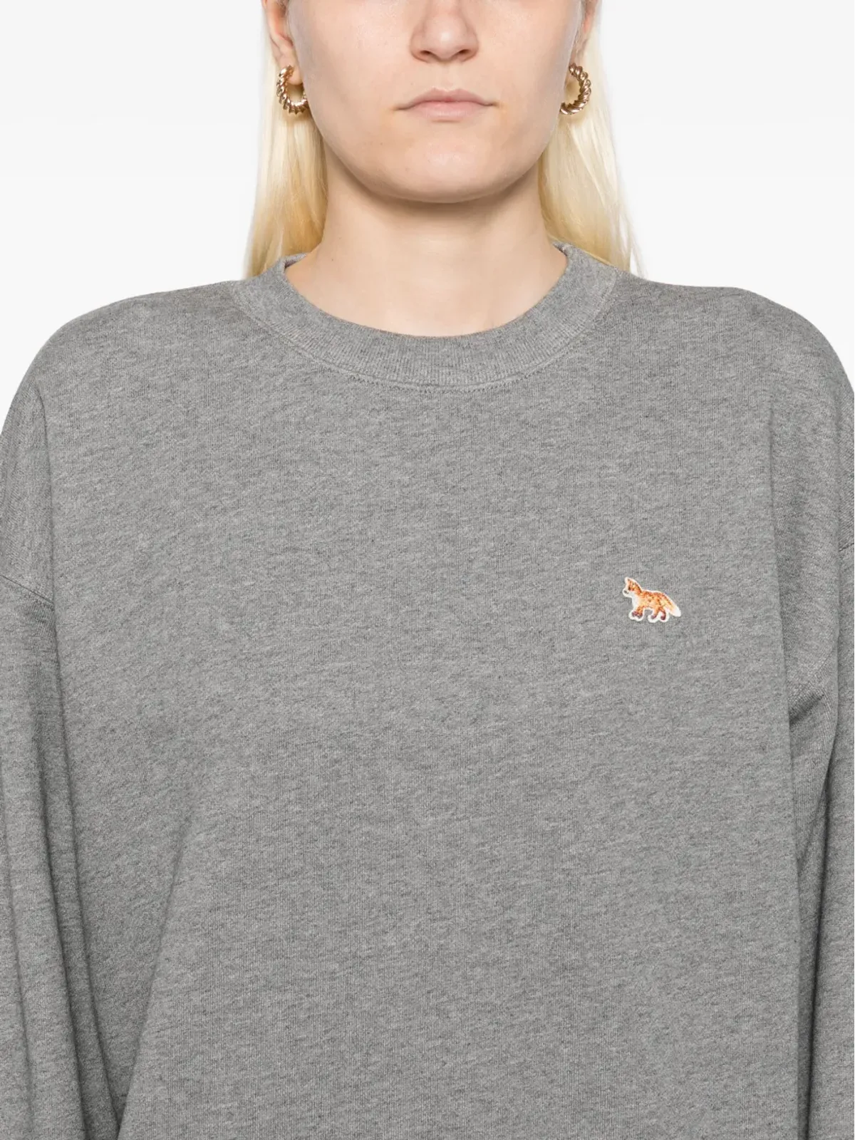Maison Kitsuné ベビー・フォックス刺繍パッチ付きスウェット - 画像5