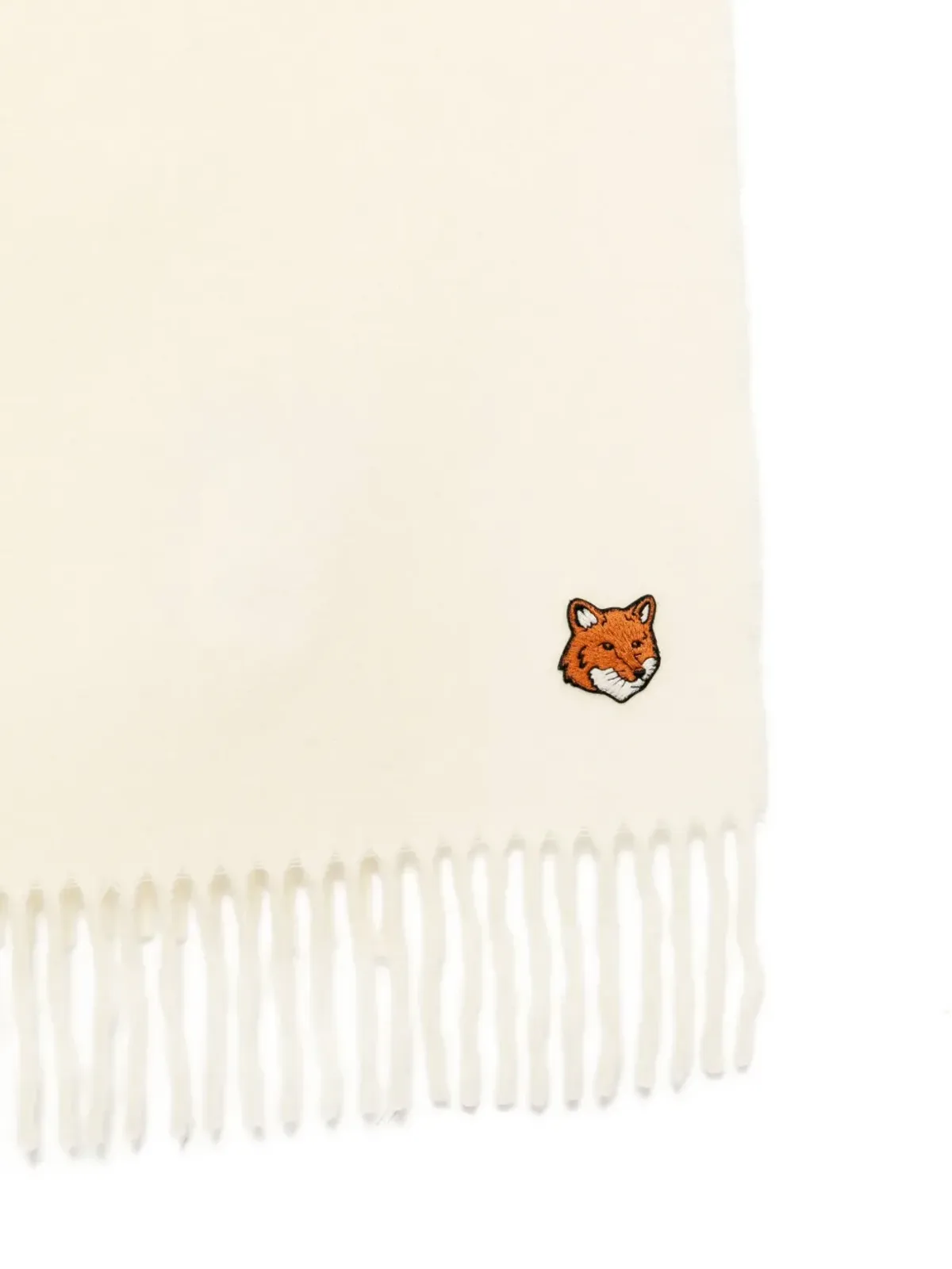 Maison Kitsuné 刺繍ロゴ入りスカーフ - 画像2