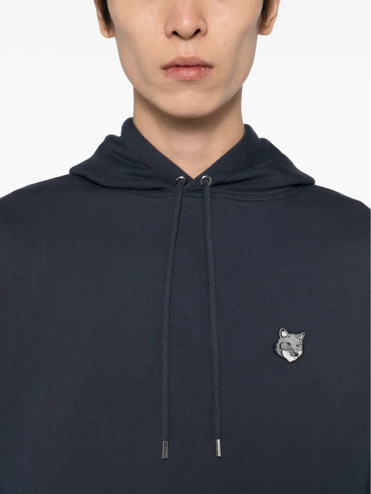 Maison Kitsuné 刺繍ロゴパッチ付きフーディー - 画像5
