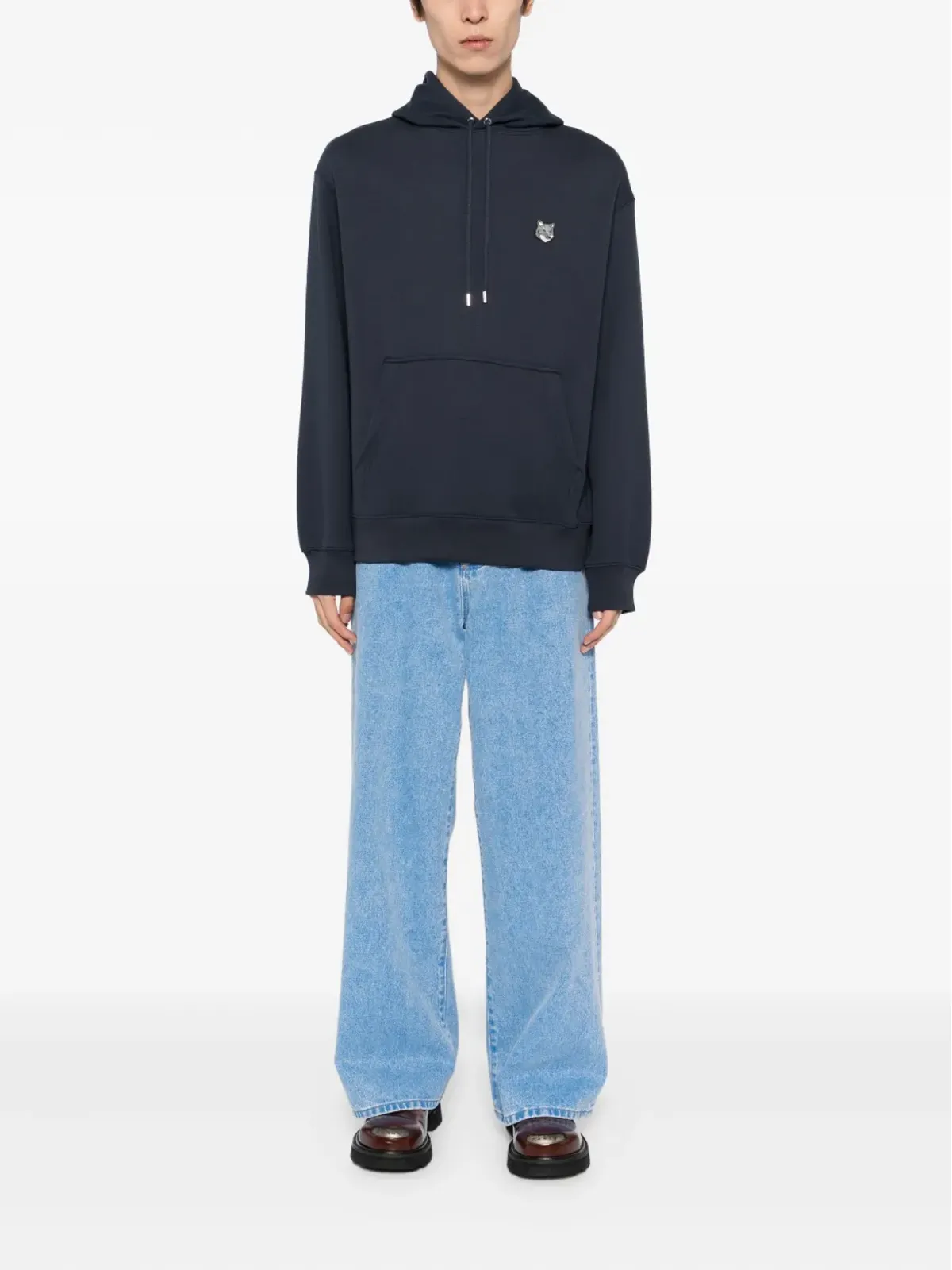 Maison Kitsuné 刺繍ロゴパッチ付きフーディー - 画像2