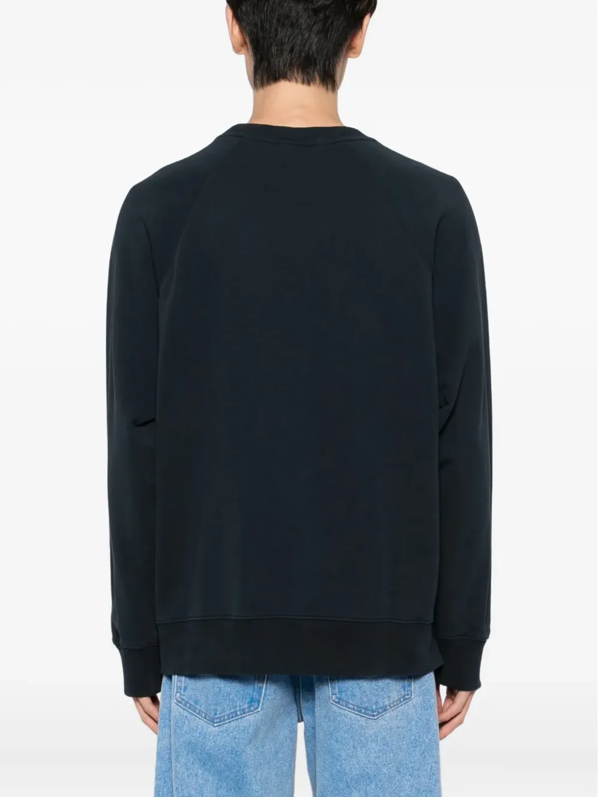 Maison Kitsuné 刺繍ロゴパッチ入りスウェットシャツ（ブルー） - 画像4