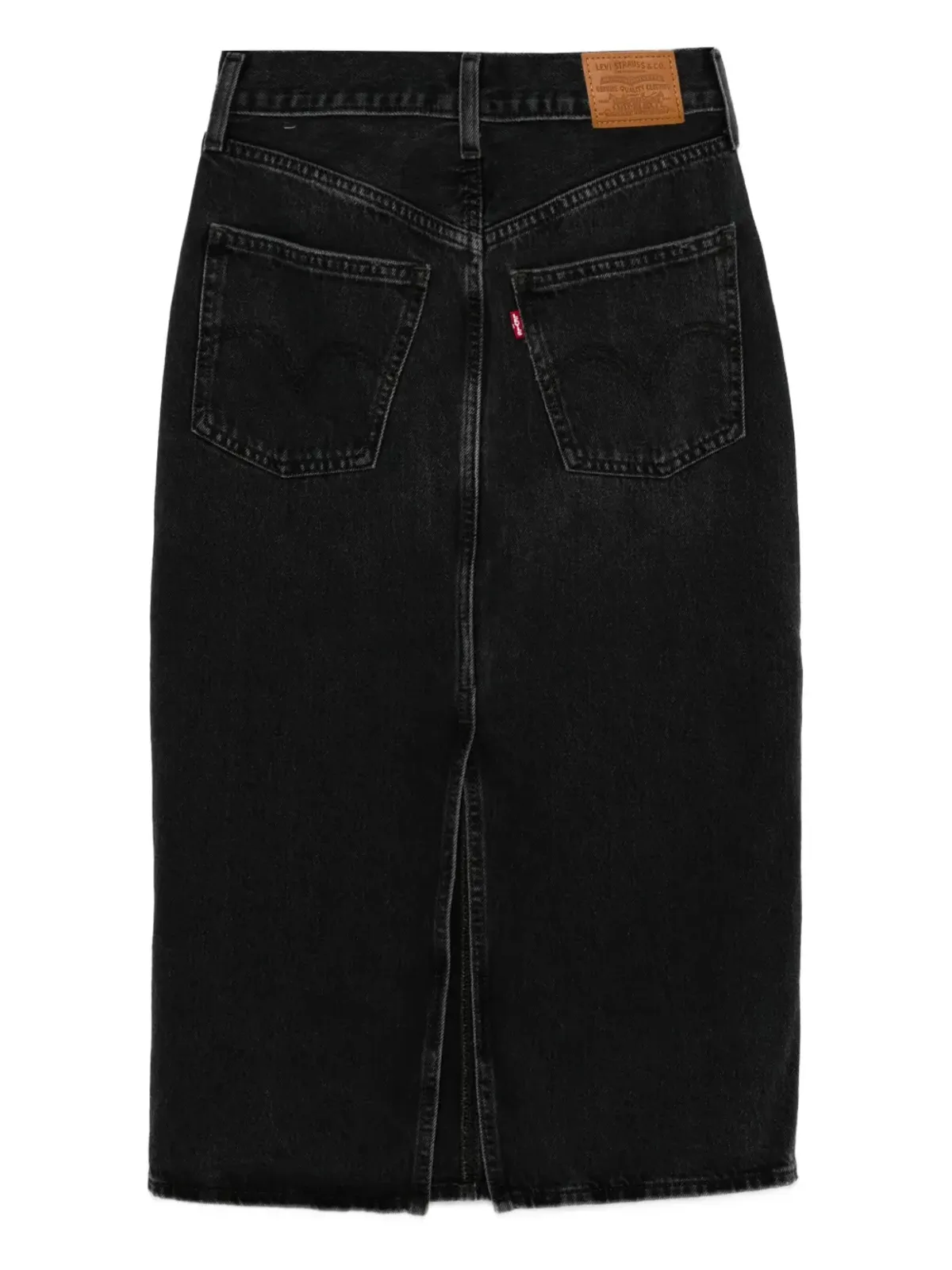 Levi's デニムミディスカート - ブラック - 画像2