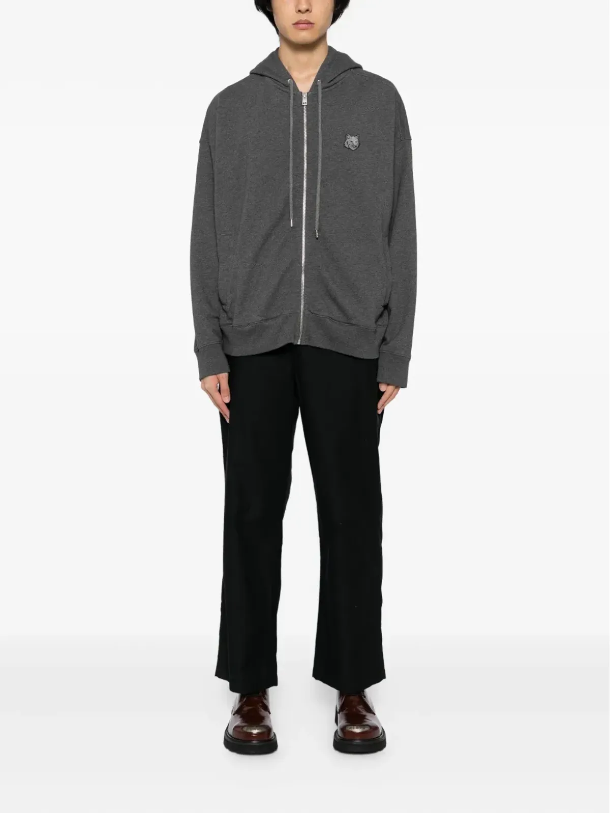 Maison Kitsuné フォックスヘッドパッチ フーディ - 画像2