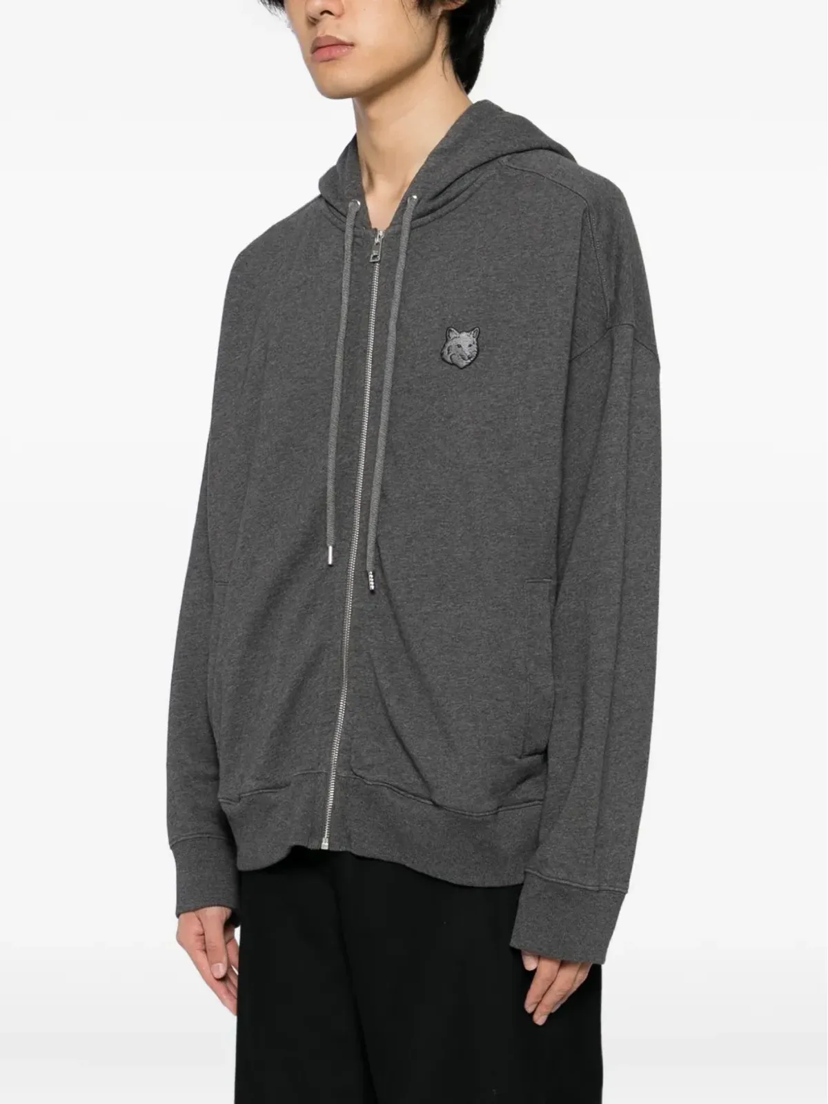 Maison Kitsuné フォックスヘッドパッチ フーディ - 画像3