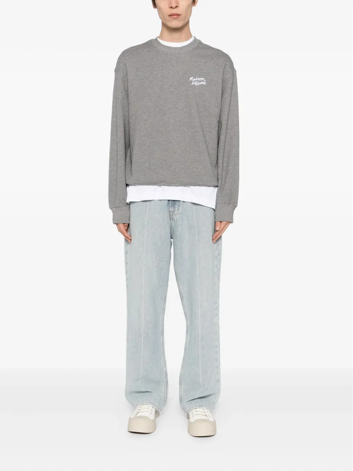 Maison Kitsuné ハンドライティング スウェットシャツ - 画像2