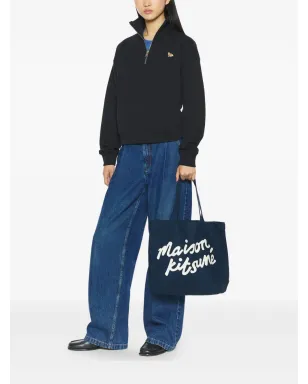 Maison Kitsuné プロファイル・フォックス刺繍 ハーフジップ スウェットシャツ - サムネイル2