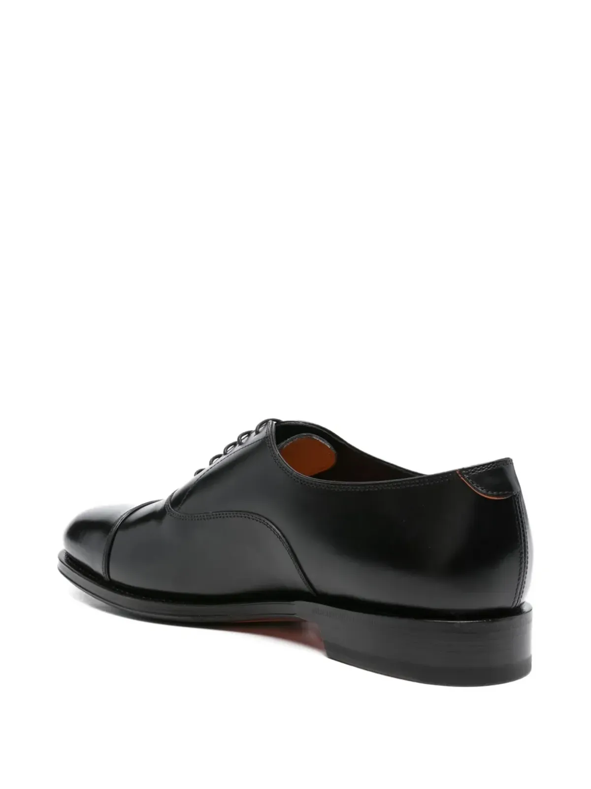 Santoni キャップトゥ レースアップ オックスフォードシューズ - 画像3