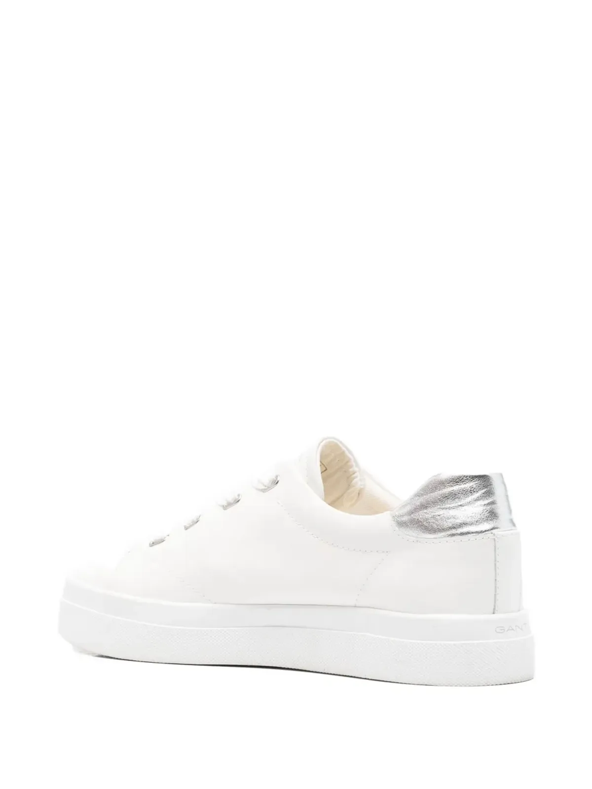 Gant アヴォナ メタリックディテール レザー スニーカー - White - 画像3