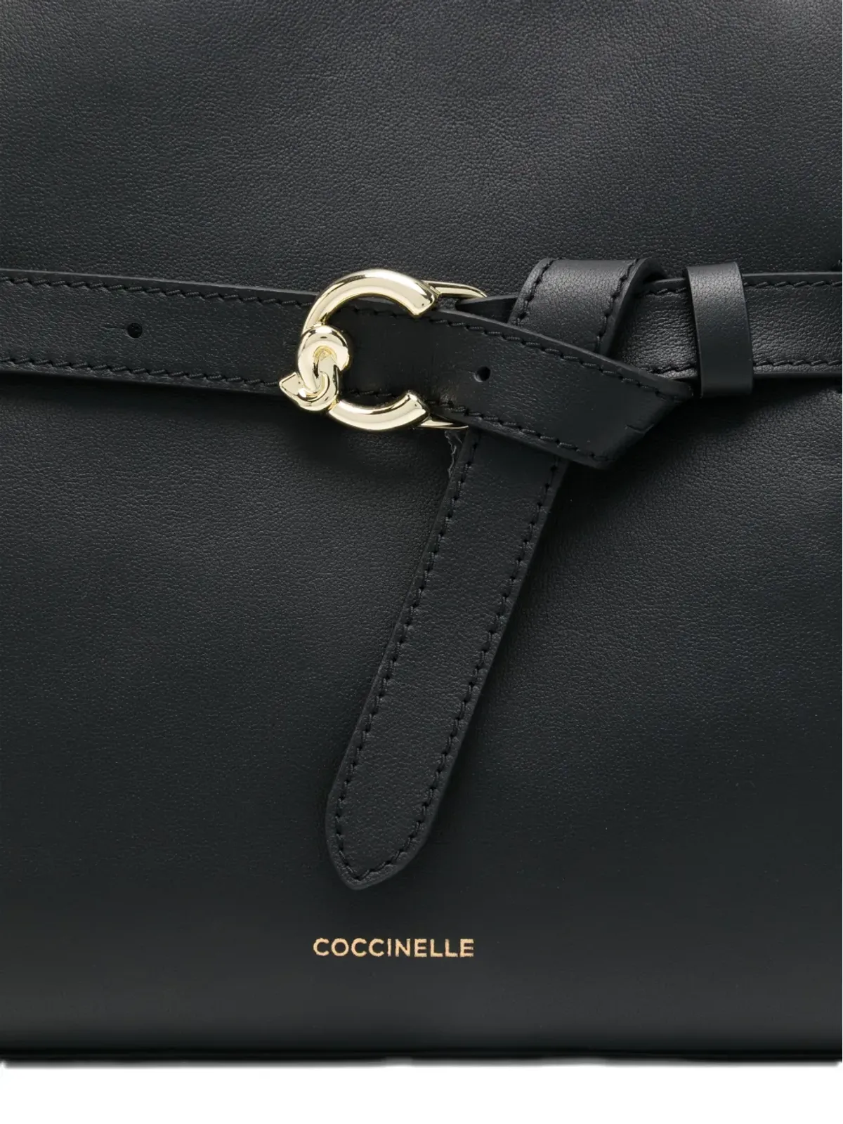 Coccinelle Sabine ベルトバックル レザー トートバッグ - 画像4