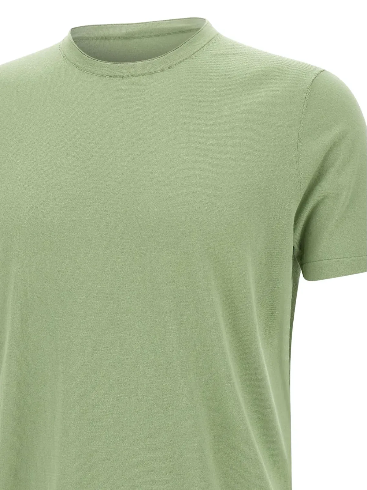Kangra short-sleeve crew-neck T-shirt - Green - 画像5