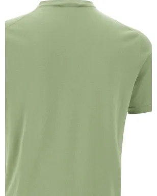 Kangra short-sleeve crew-neck T-shirt - Green - サムネイル4