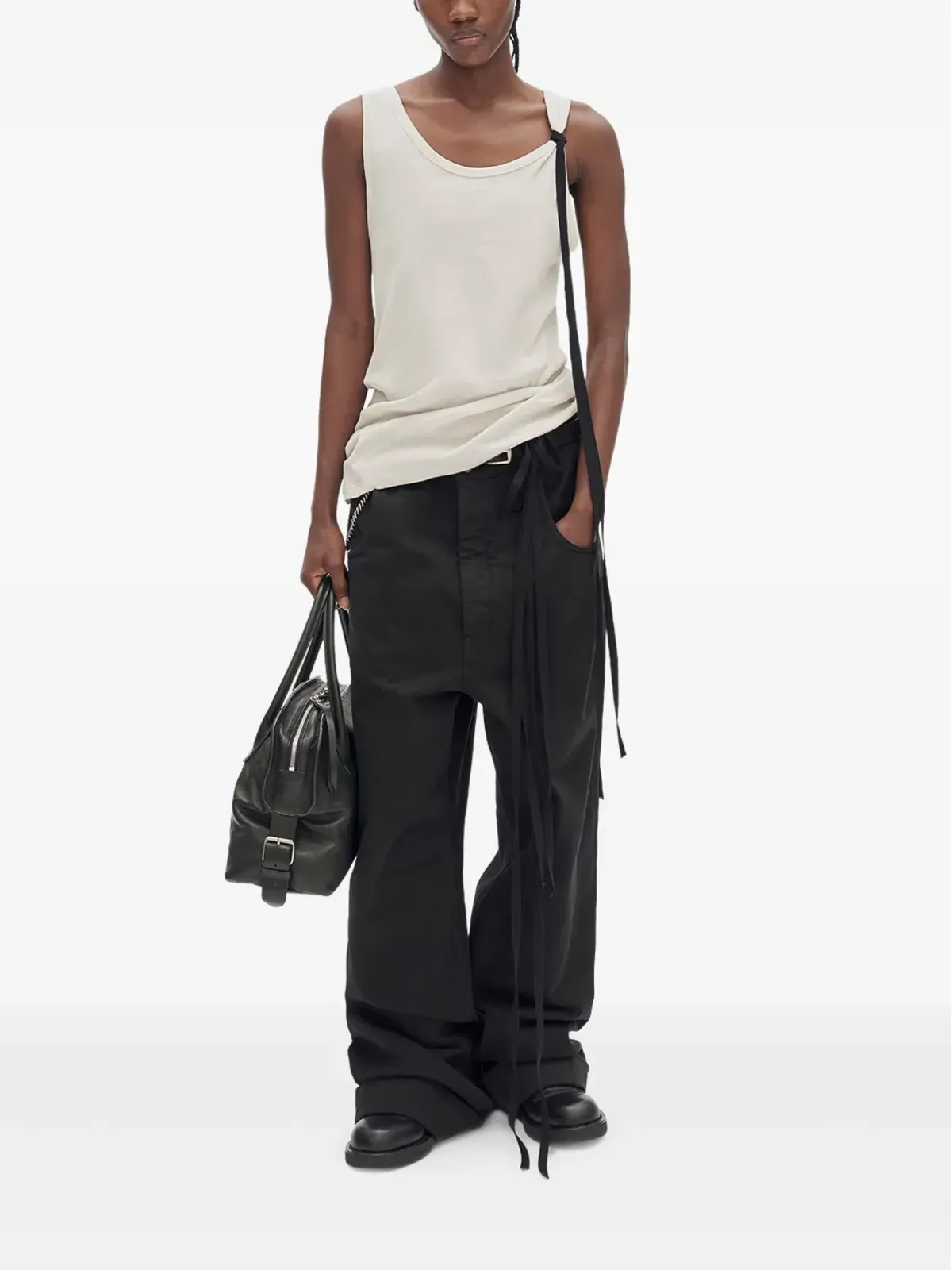 Ann Demeulemeester Seva リブ編み Tシャツ - 画像2