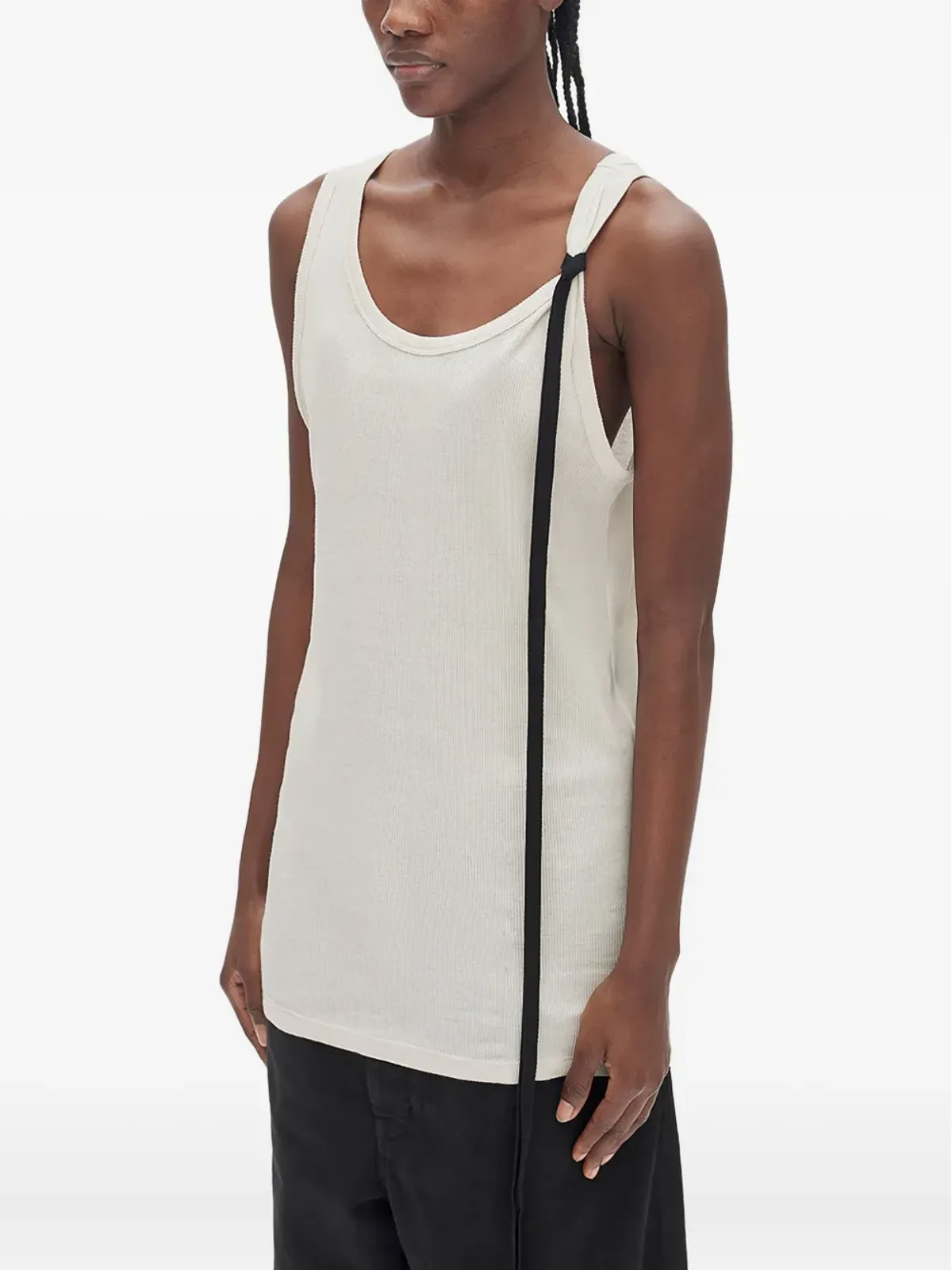 Ann Demeulemeester Seva リブ編み Tシャツ - 画像3