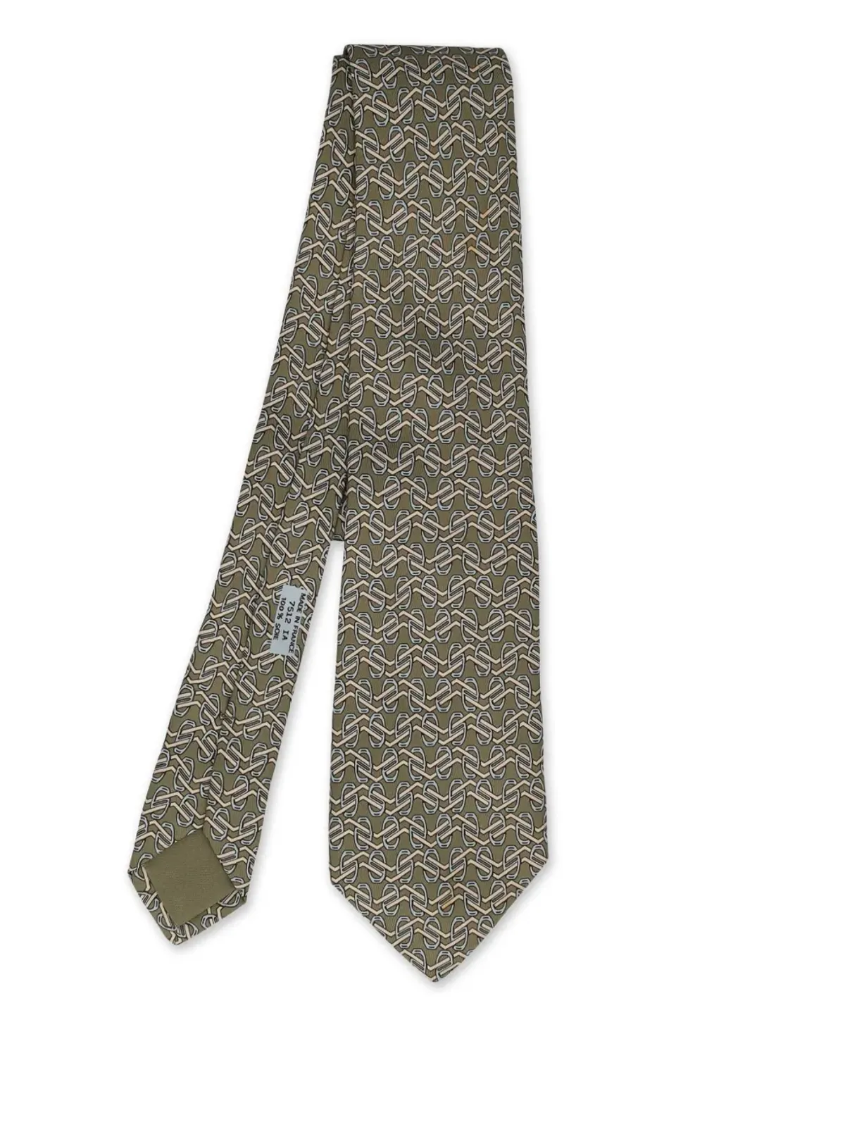 Hermès Pre-Owned パターン柄シルクタイ - 画像3