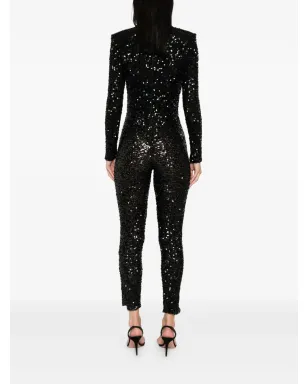 Elisabetta Franchi スパンコール装飾ジャンプスーツ - サムネイル4