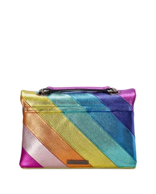 Kurt Geiger London レインボーストライプ チェーンショルダーバッグ - ピンク - サムネイル2