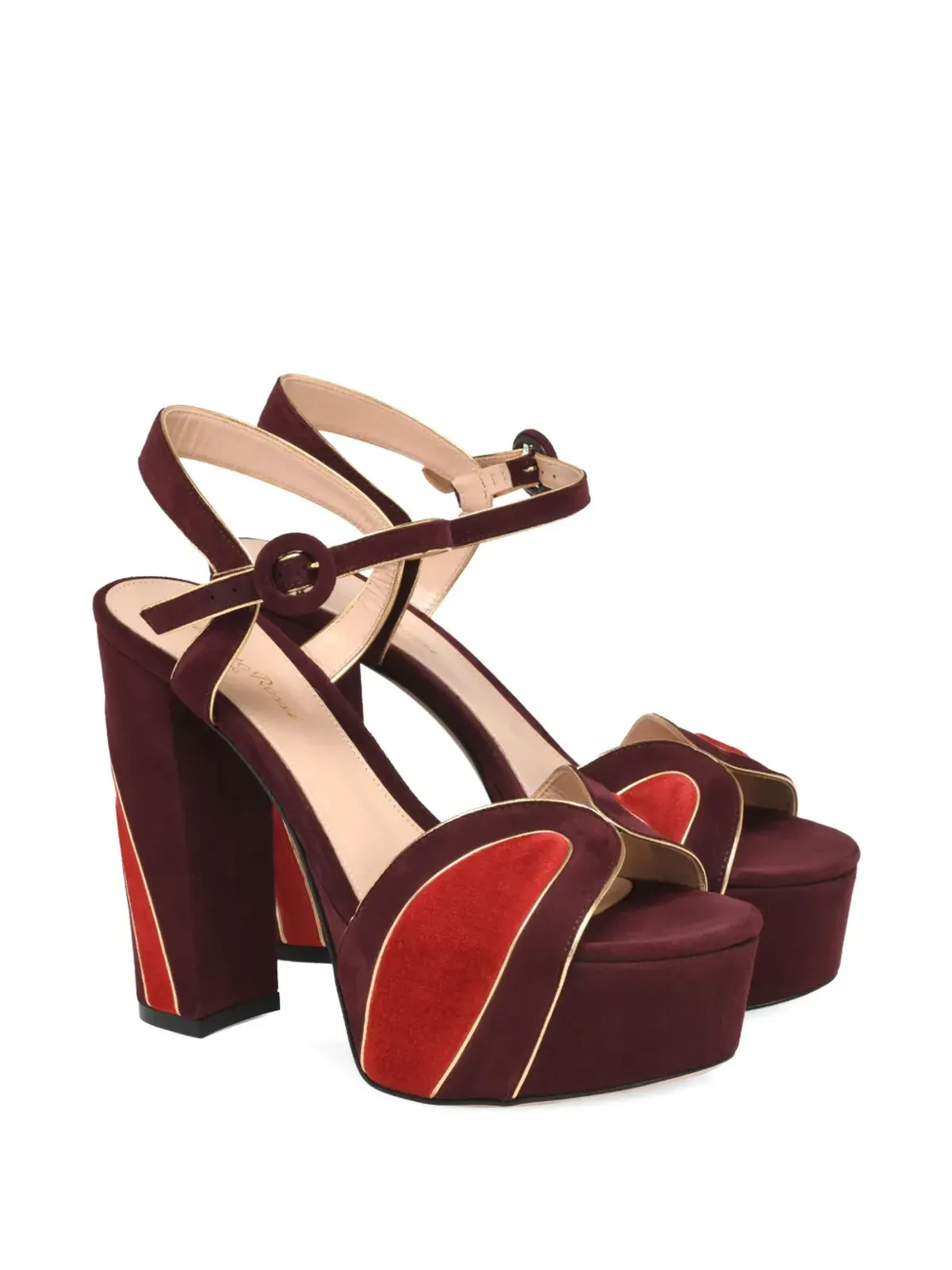 Gianvito Rossi Tamara プラットフォームヒールサンダル - 画像2