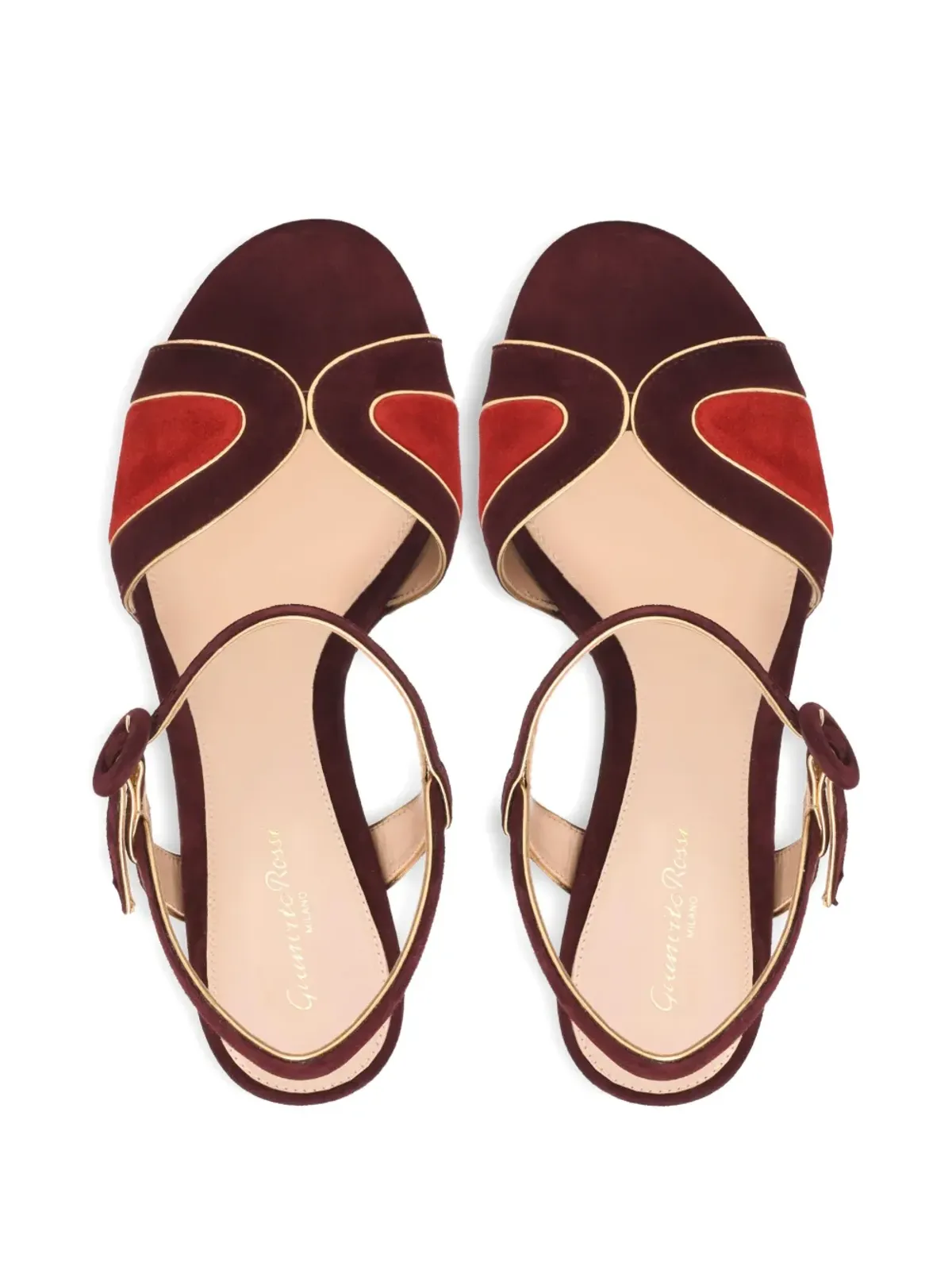 Gianvito Rossi Tamara プラットフォームヒールサンダル - 画像4