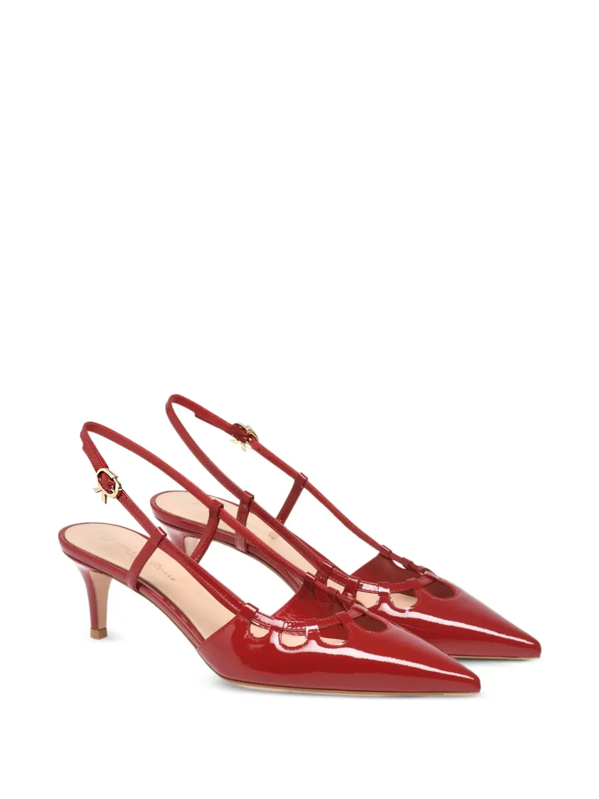 Gianvito Rossi エロイーズ カットアウト ヒールパンプス - 画像2