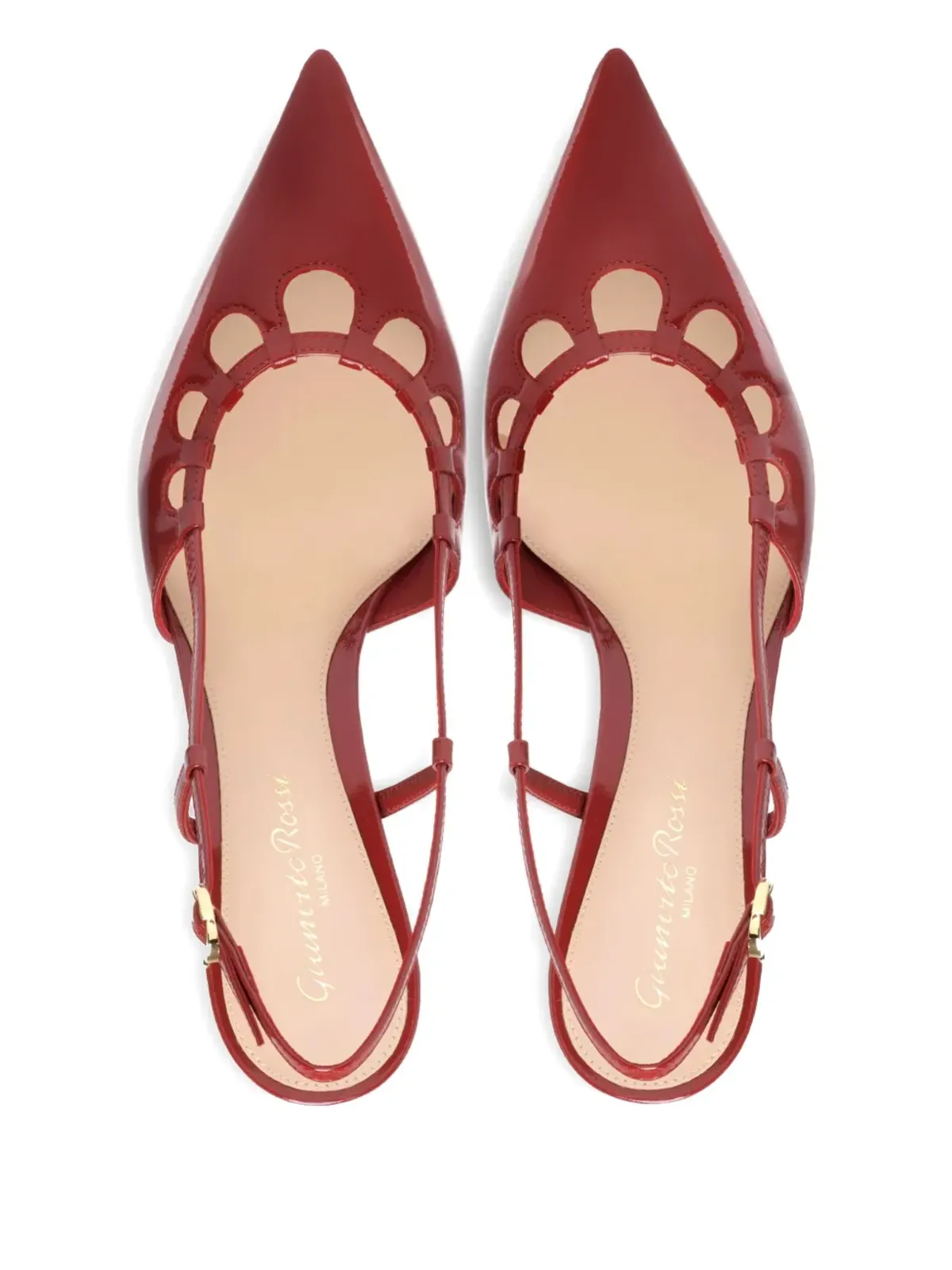 Gianvito Rossi エロイーズ カットアウト ヒールパンプス - 画像4