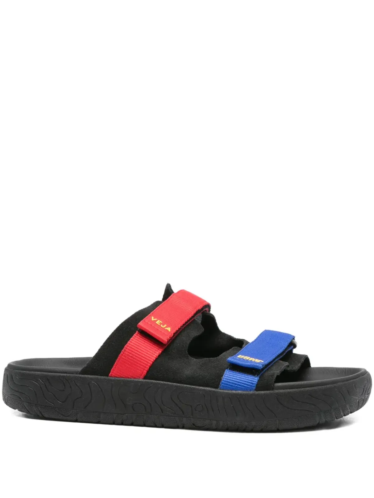 VEJA スエード ダブルストラップ サンダル - 画像1