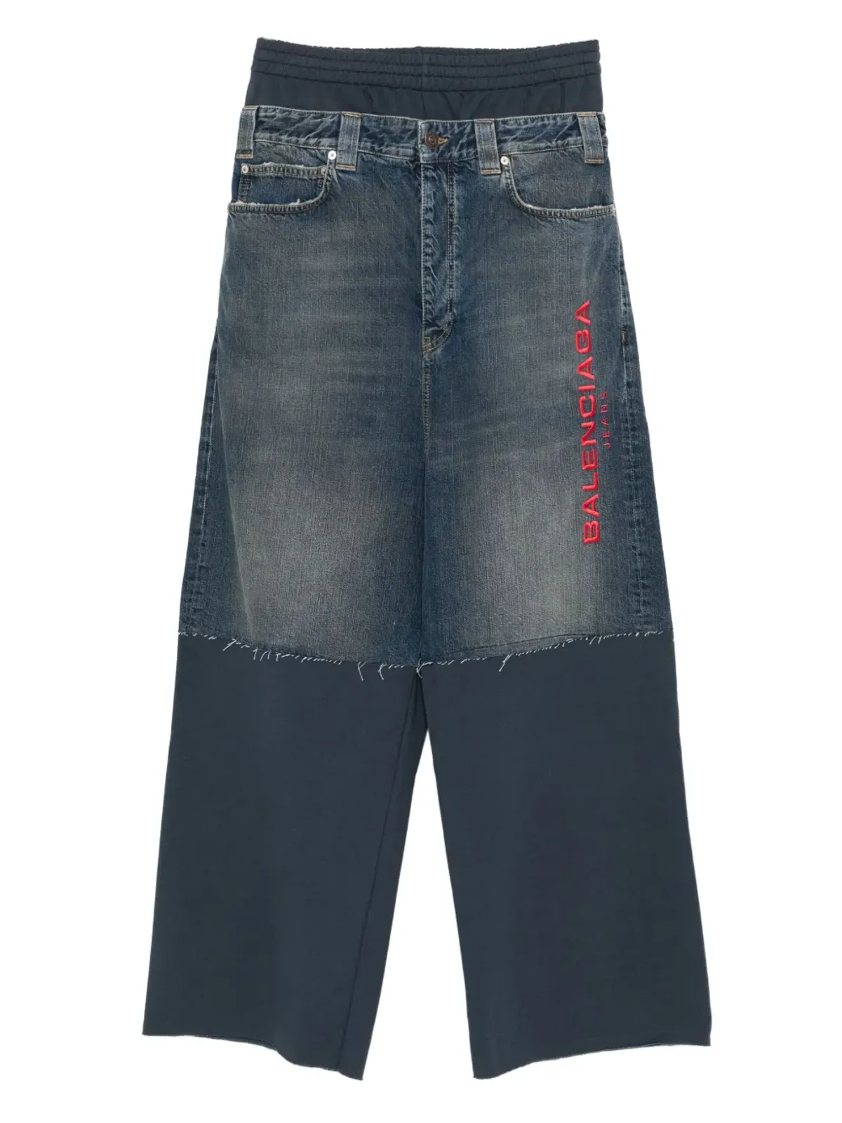 Balenciaga 刺繍パッチワークパンツ - 画像1