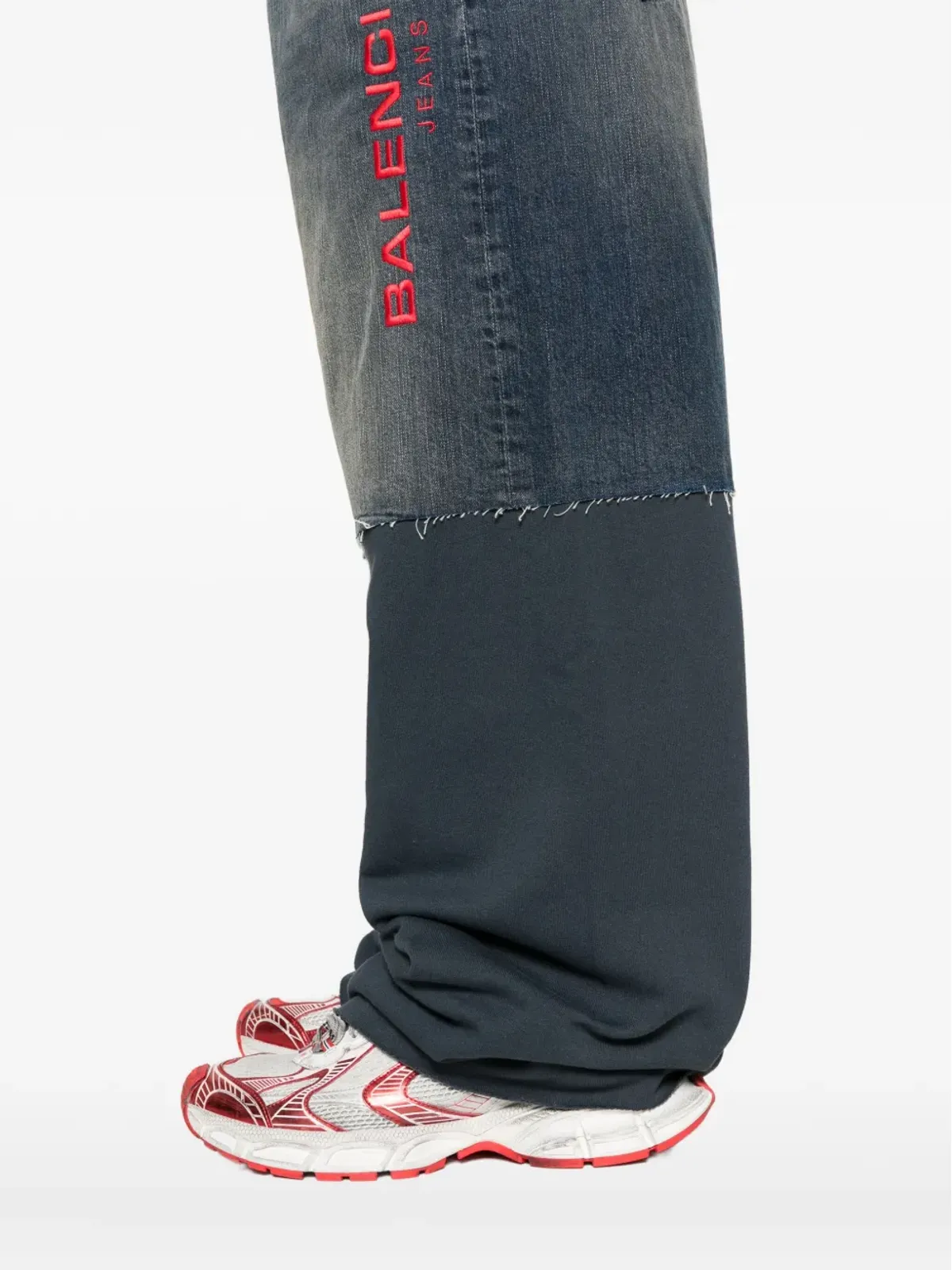 Balenciaga 刺繍パッチワークパンツ - 画像5