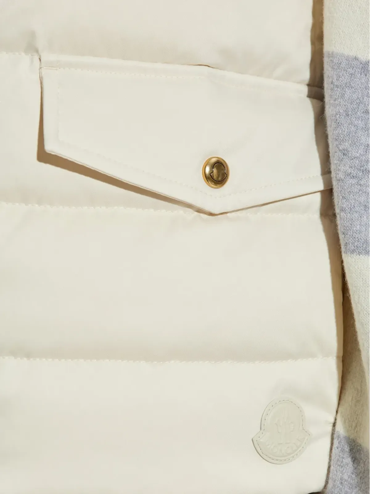 Moncler Besset キルテッド フラップポケット ジレ - 画像5