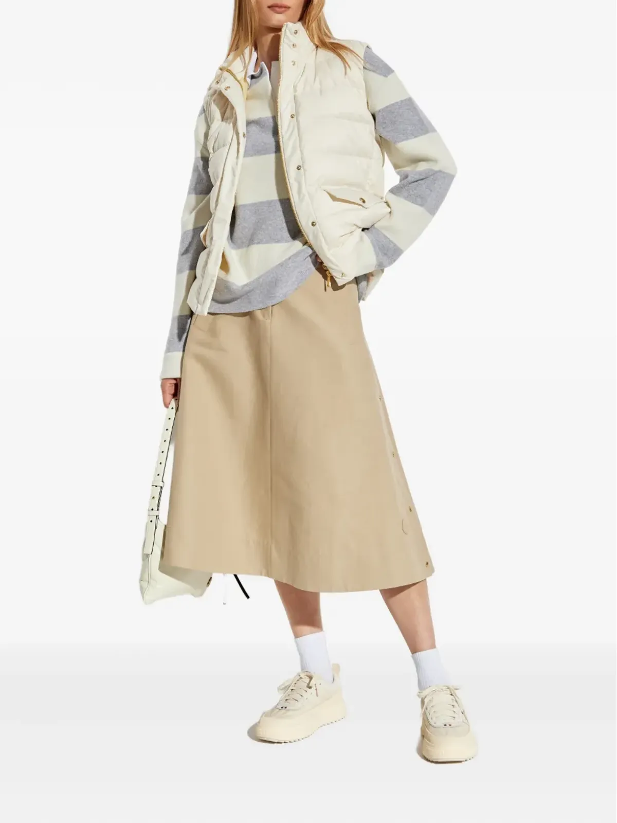 Moncler Besset キルテッド フラップポケット ジレ - 画像2