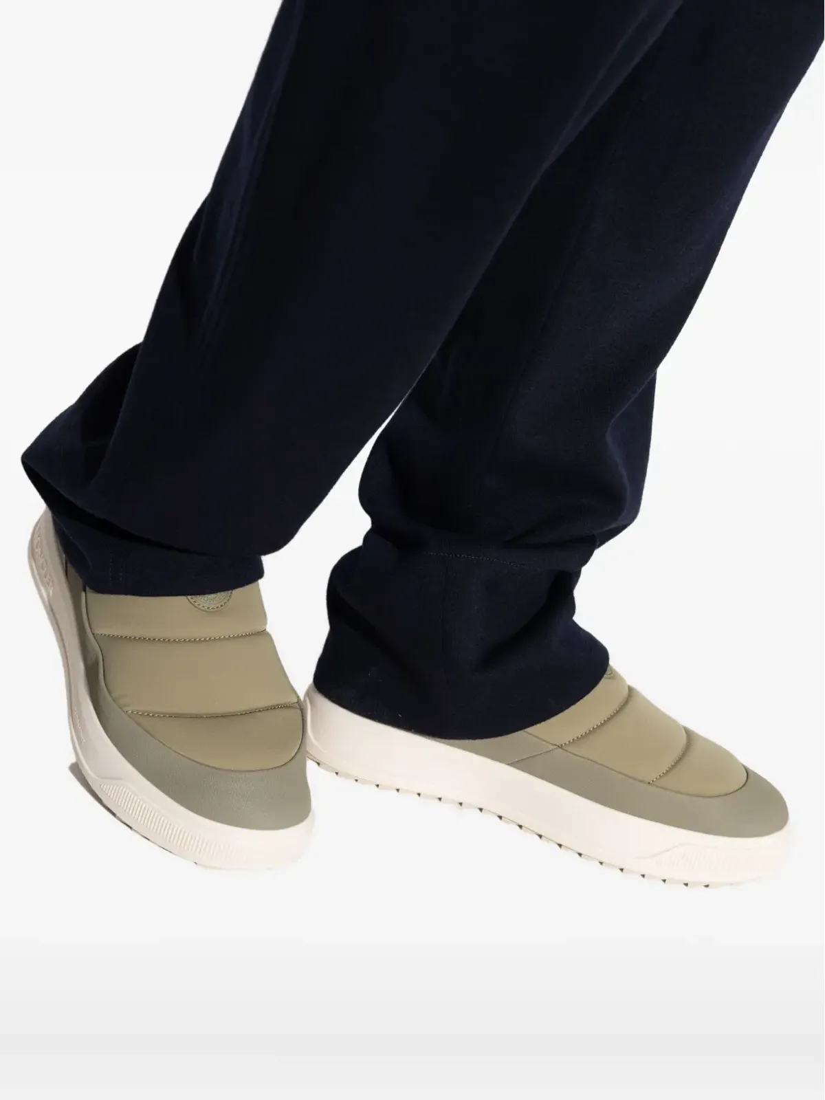 Moncler Monpulse キルテッド スリップオン スニーカー - グリーン - 画像5