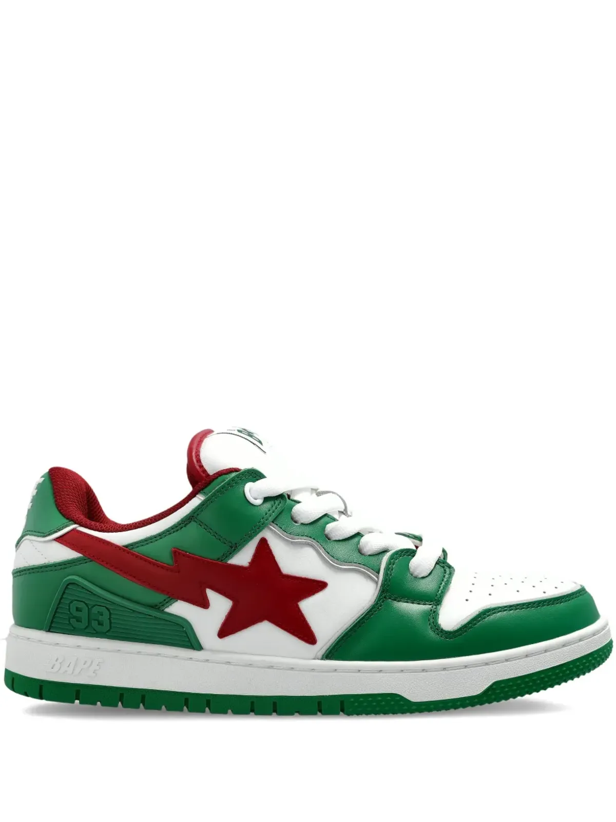 A BATHING APE® 星型パッチスニーカー - 画像1