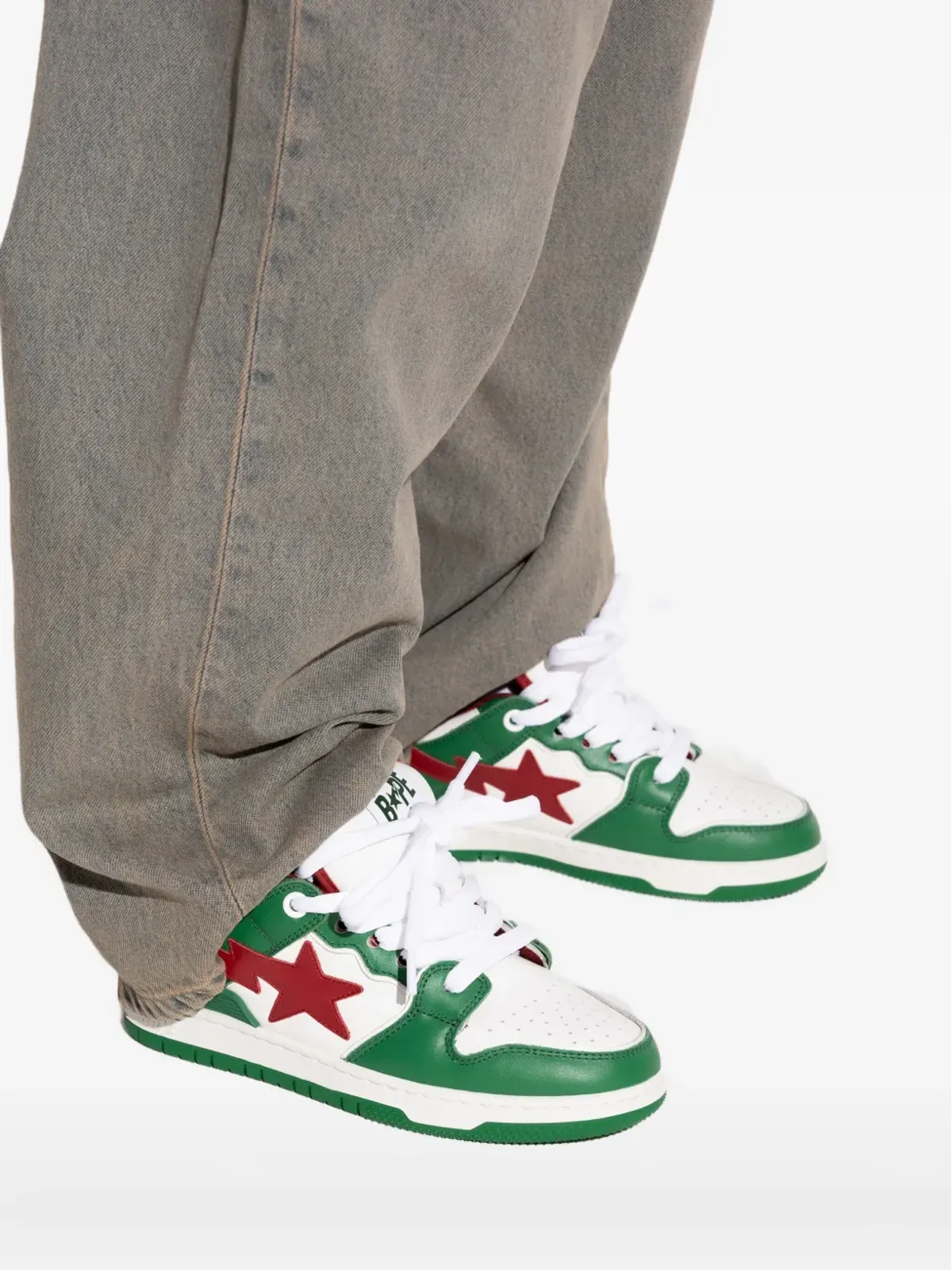 A BATHING APE® 星型パッチスニーカー - 画像4