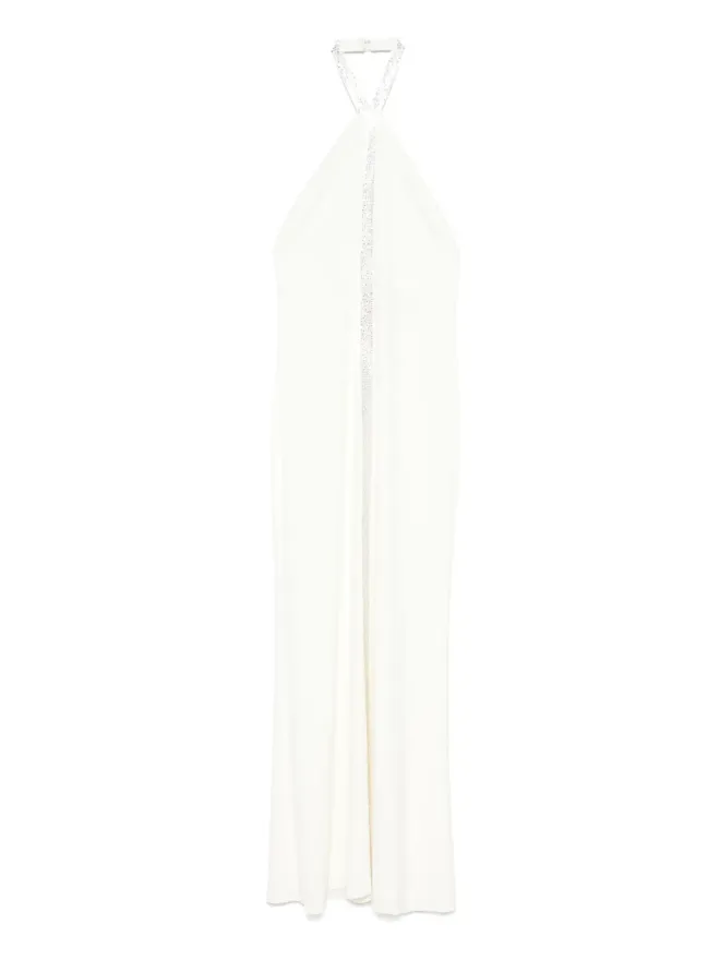 Taller Marmo Taller Marmo ホルターネック 装飾パネル マキシドレスの商品画像