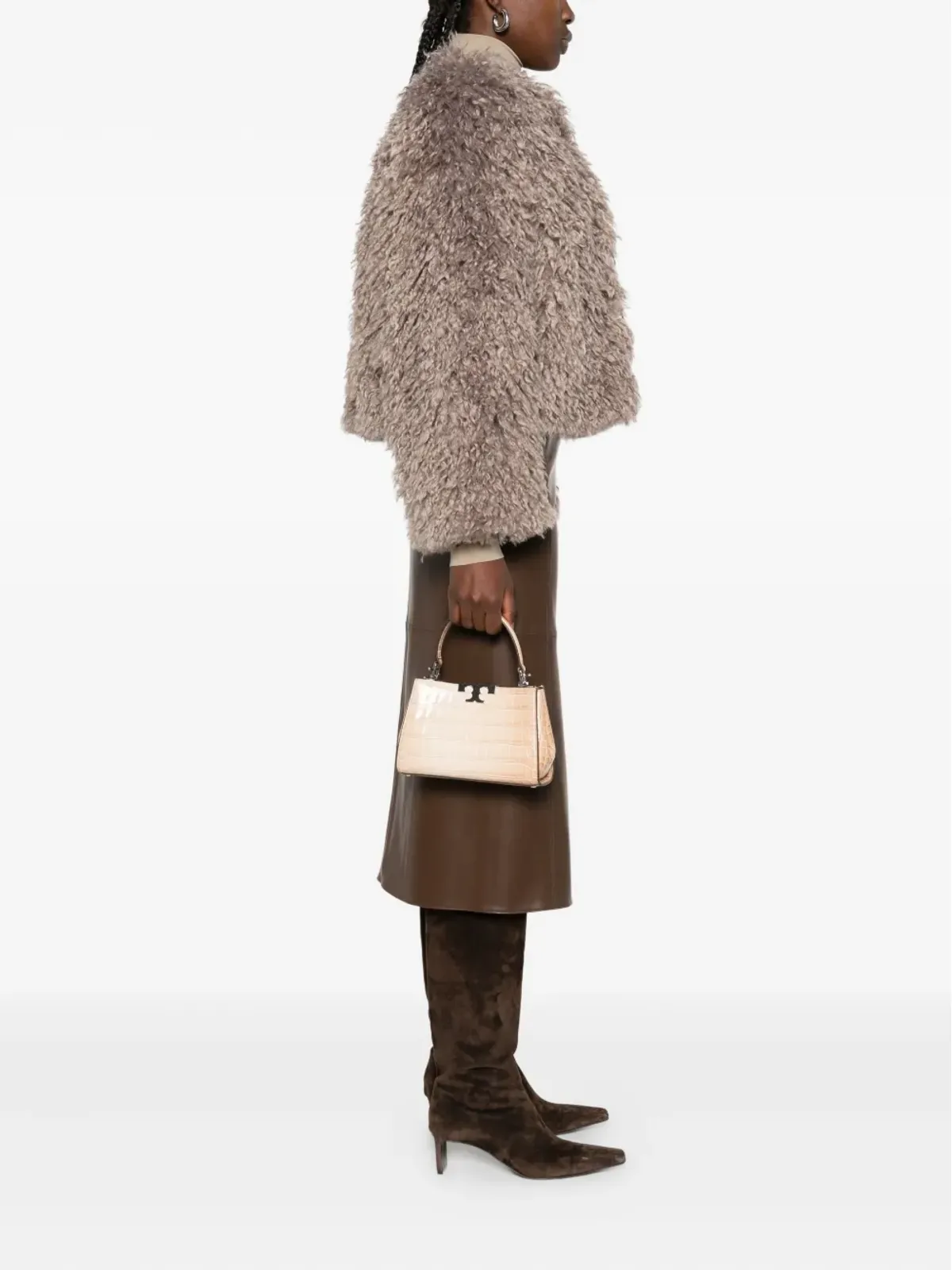 Tory Burch ミニ Eleanor エンボス ハンドバッグ - 画像2