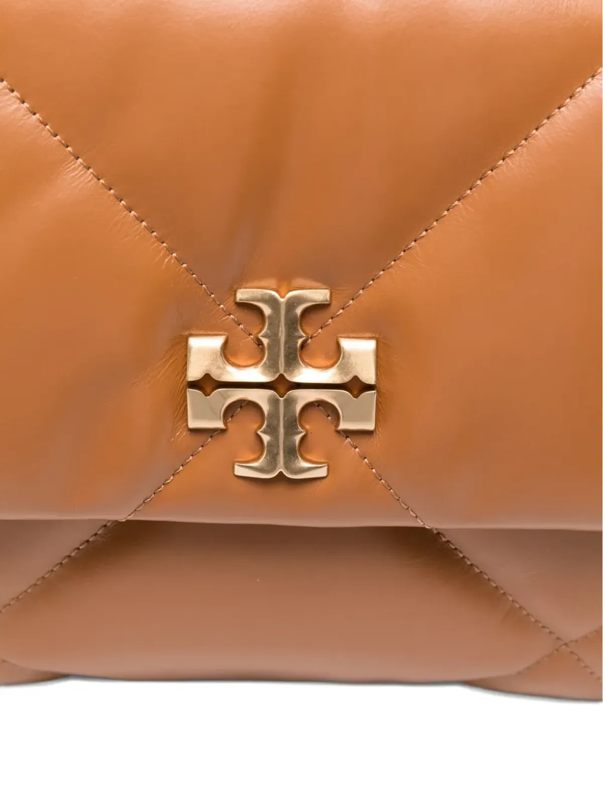 Tory Burch Kira ダイヤモンドキルティング レザー ショルダーバッグ - 画像4