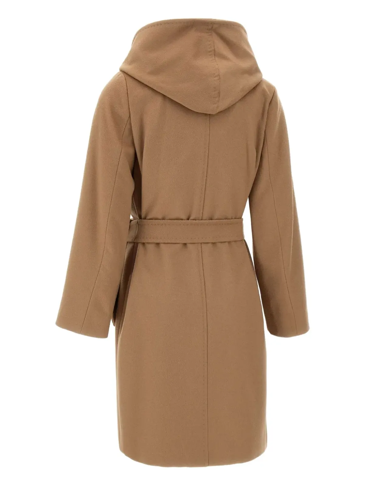 Max Mara ベルト付きウール ダブルブレストコート - 画像2