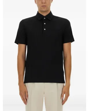 Zegna 胸ポケット付きポロシャツ - サムネイル1