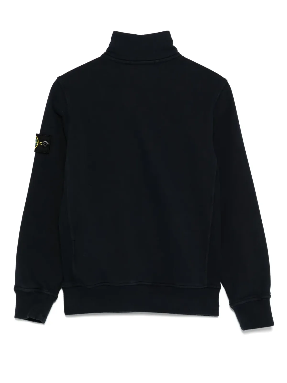 Stone Island Junior コンパスパッチ・ハーフジップ・スウェットシャツ - 画像2