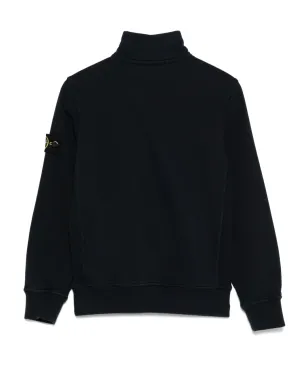 Stone Island Junior コンパスパッチ・ハーフジップ・スウェットシャツ - サムネイル2