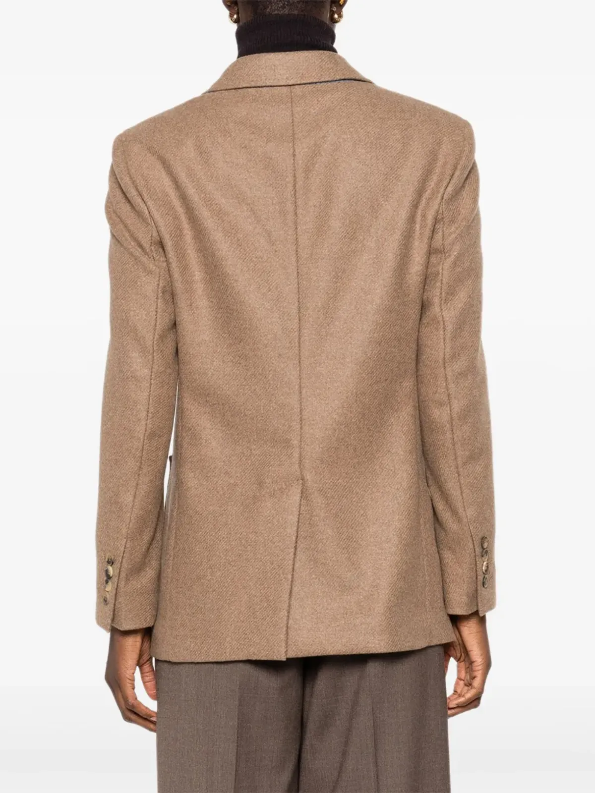 Max Mara パッチポケット ノッチドジャケット（ブラウン） - 画像4