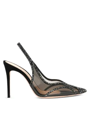 Gianvito Rossi ブレンダ エンブリッシュド ヒールパンプス - サムネイル1