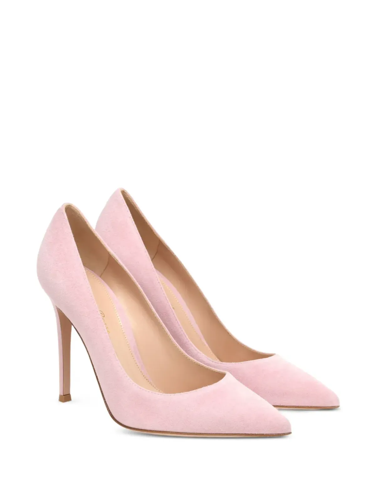 Gianvito Rossi スエード ヒールパンプス - 画像2