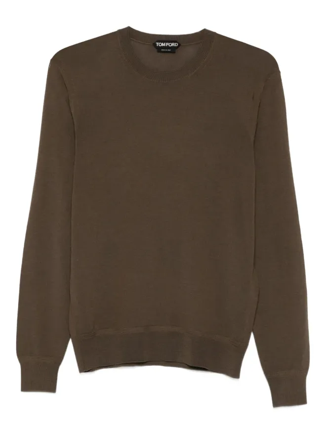 TOM FORD TOM FORD ウール クルーネックトップの商品画像