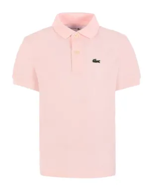 Lacoste Kids クロコダイル刺繍入り 半袖ポロシャツ - サムネイル1