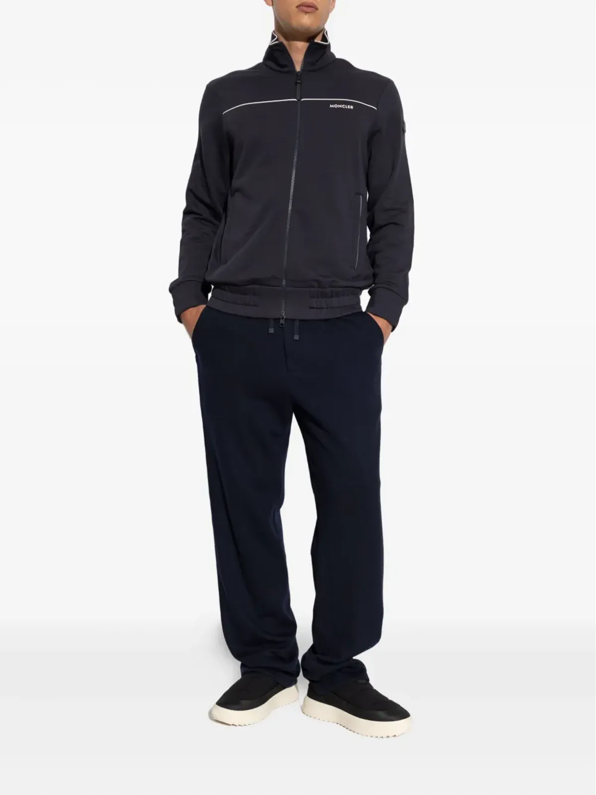 Moncler ジップアップ フリース トラックジャケット - 画像2